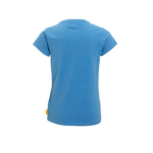 Orange Stars T-shirt Phaedra met printopdruk blauw Meisjes Katoen Ronde hals 110 116