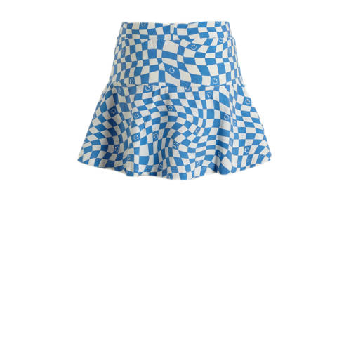 Orange Stars skort Pia met all over print blauw wit Rok Meisjes Katoen 98 104