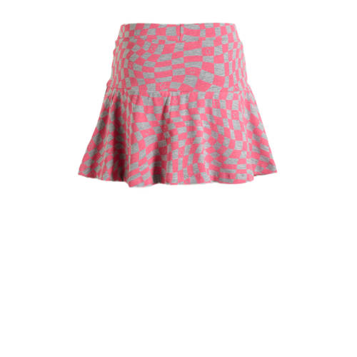 Orange Stars skort Pia met all over print roze grijs Rok Meisjes Katoen 110 116