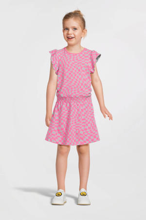 jurk Phyllis met all over print roze