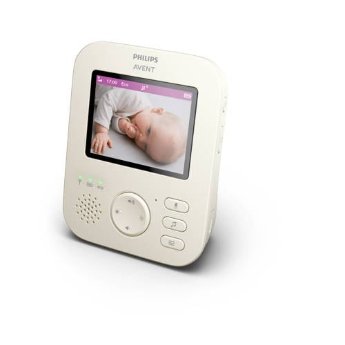 Philips Avent Babymonitor met video SCD882 26 Babyfoon met camera Wit