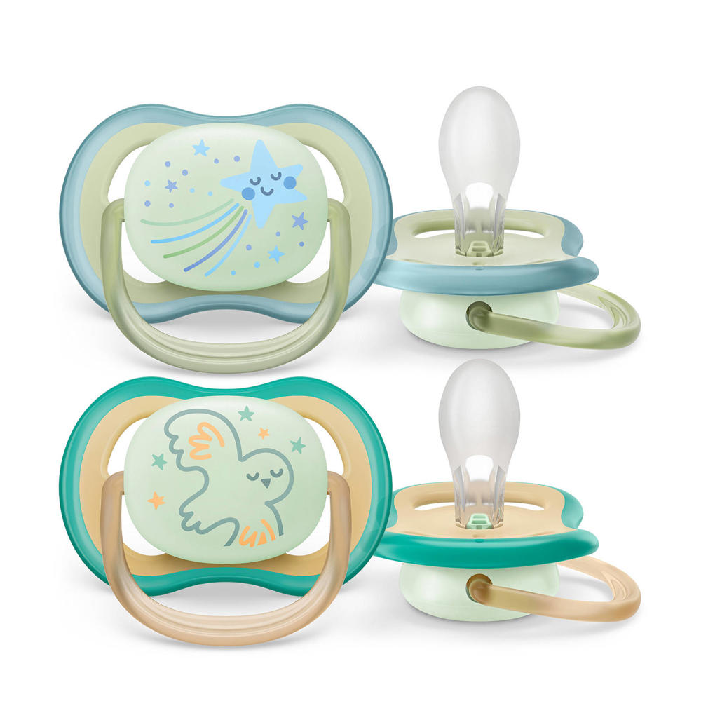 philips-avent-ultra-air-nighttime-fopspeen-0-6-maand-2-stuks