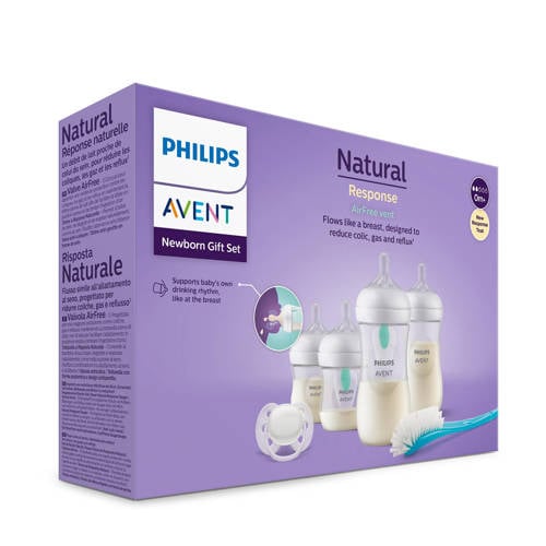 Philips AVENT Natural Response AirFree vent Cadeauset voor Baby SCD657/11 Fles