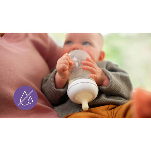 Philips Avent Natural Response Babyfles 2x 260 ml 1M+ Snelheid-3 speen SCY903 02