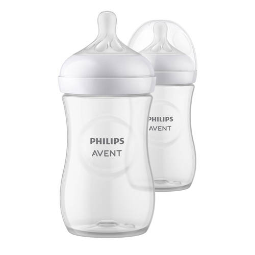 Philips AVENT Natural Response Babyfles 2x 260 ml 1M+ Snelheid-3 speen SCY903/02