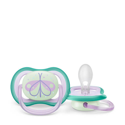 Philips Avent Ultra Air Nighttime Fopspeen 0-6M 2 stuks SCF376 19