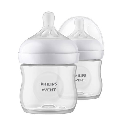 Philips AVENT Natural Response Babyfles 2x 125 ml 0M+ Snelheid-2 speen SCY900/02