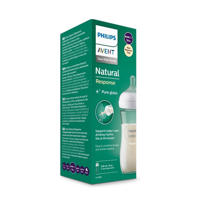 thumbnail: Philips AVENT Natural Response Glazen Babyfles 240 ml 1M+ Snelheid 3-speen SCY933/01