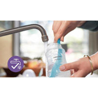 thumbnail: Philips AVENT Natural Response Glazen Babyfles 240 ml 1M+ Snelheid 3-speen SCY933/01