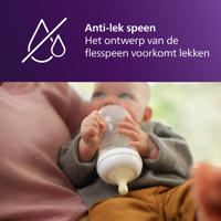 thumbnail: Philips AVENT Natural Response Anti-colic 1 babyfles – 260 ml – Flow 3 - SCY673/82