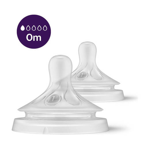 Philips Avent Natural Response flesspeen 0+ maand (2 stuks)