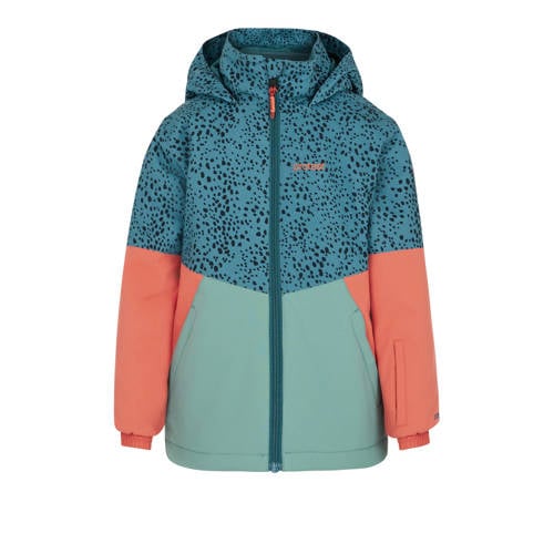 Protest ski-jas PRTLISKE TD blauw/koraalrood Skijack Meisjes Polyester Capuchon