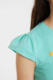 thumbnail: anytime T-shirt met printopdruk mint