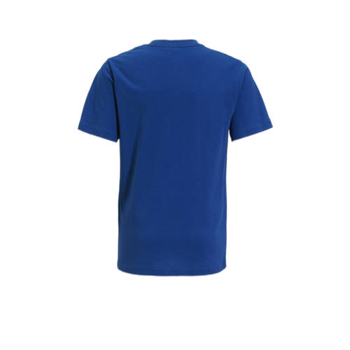 Vans T-shirt Classic kobaltblauw Jongens Katoen Ronde hals Logo 152