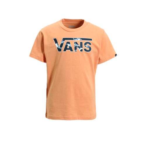 VANS T-shirt Classic oranje Jongens/Meisjes Katoen Ronde hals Logo