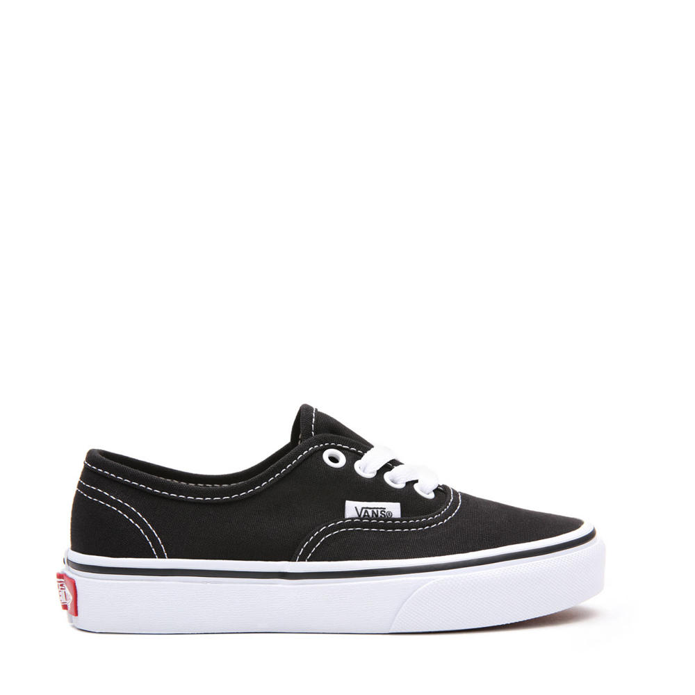 Lichtgrijs en zwarte jongens en meisjes VANS Authentic van canvas/voering: textiel/voetbed: eva met veters en effen