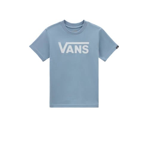 VANS T-shirt Classic grijsblauw Jongens Katoen Ronde hals Logo - 116/122