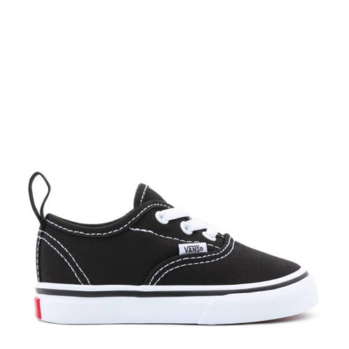 VANS Authentic Elastic Lace sneakers zwart/wit Jongens/Meisjes Textiel