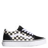 VANS Old Skool leren geruite sneakers zwart/wit