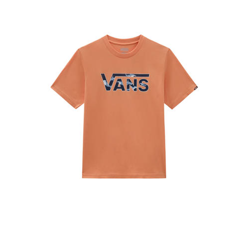 VANS T-shirt Classic cognac Bruin Jongens/Meisjes Katoen Ronde hals Logo
