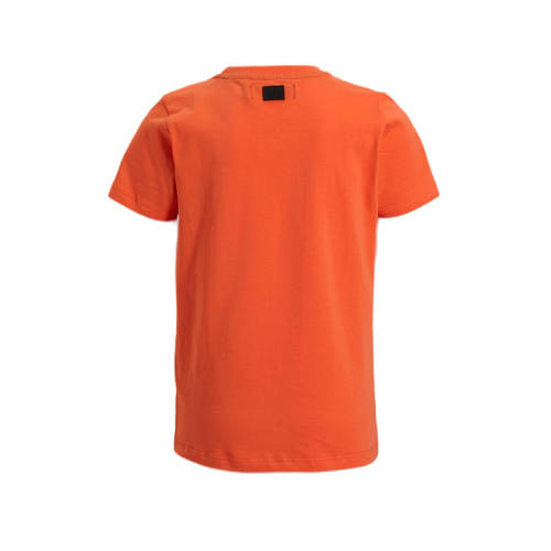 Orange Stars T-shirt Philip met printopdruk oranje Jongens Katoen Ronde hals 110 116