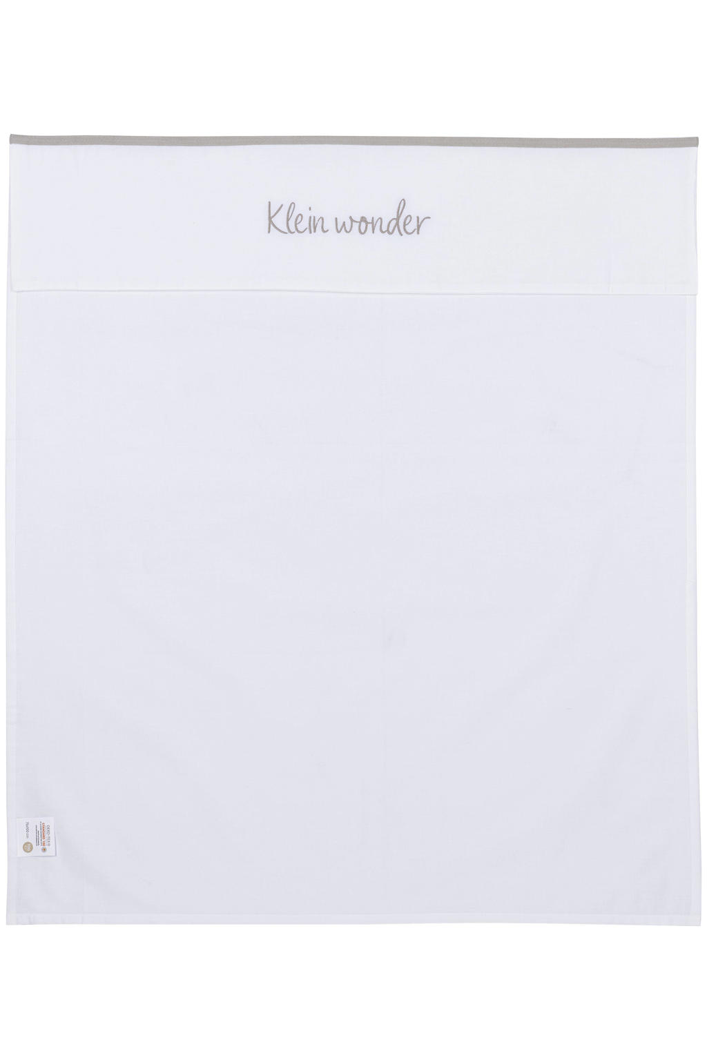 Meyco baby ledikantlaken Klein Wonder greige