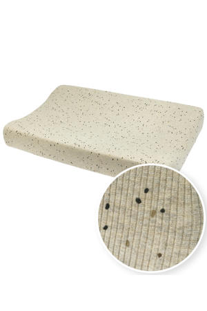 Rib Mini Spot aankleedkussenhoes sand melange