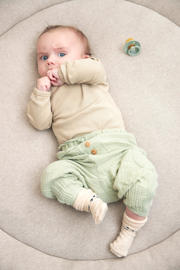 thumbnail: Meyco rond boxkleed Knit Basic sand melange