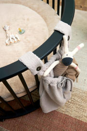 thumbnail: Meyco rond boxkleed Knit Basic sand melange