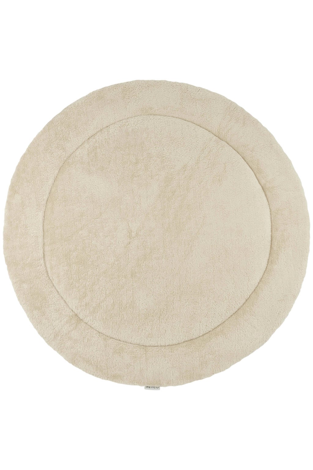 Meyco rond boxkleed Knit Basic sand melange