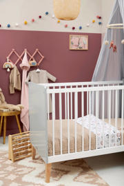 thumbnail: Meyco baby wieglaken Animal/Uni - 75x100c m wit/multi (set van 2)
