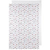 Meyco baby wieglaken Animal/Uni - 75x100c m wit/multi (set van 2)