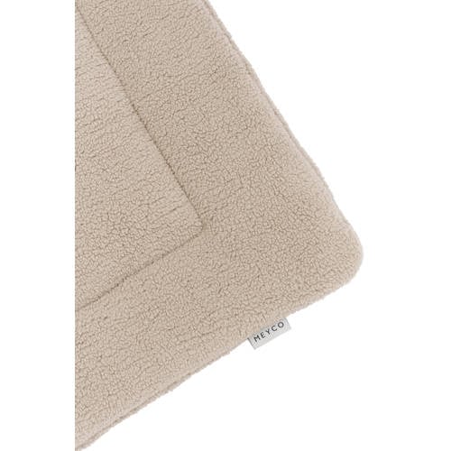 Meyco boxkleed teddy sand Beige | Boxkleed van