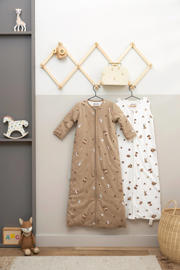 thumbnail: Meyco 4-seizoenen baby slaapzak Forest Animals sand