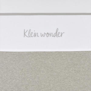 baby wieglaken 'Klein Wonder'  greige