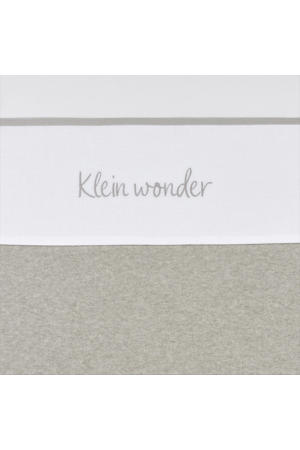 baby wieglaken 'Klein Wonder'  greige