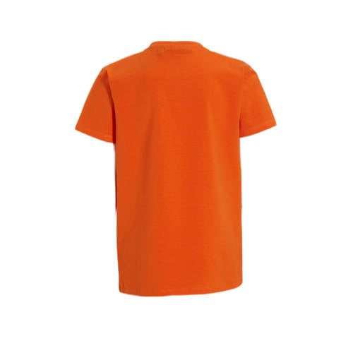 Orange Stars T-shirt Polat met printopdruk oranje Jongens Katoen Ronde hals 98 104
