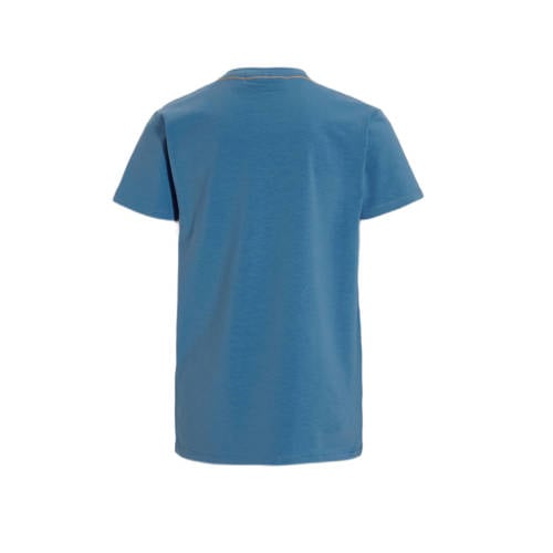 Orange Stars T-shirt Prince met tekstopdruk blauw Jongens Katoen Ronde hals 110 116