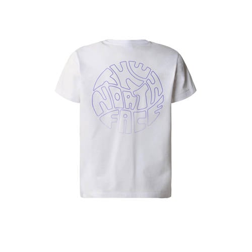 The North Face T-shirt wit Meisjes Katoen Ronde hals Backprint 146 152