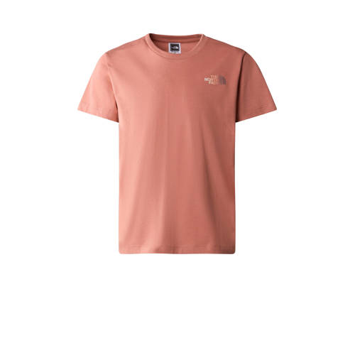 The North Face T-hirt Relaxed Graphic oudroze T-shirt Meisjes Katoen Ronde hals - 134/140