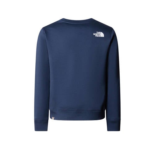 The North Face sweater Redbox donkerblauw blauw Trui Jongens Katoen Ronde hals 134 140