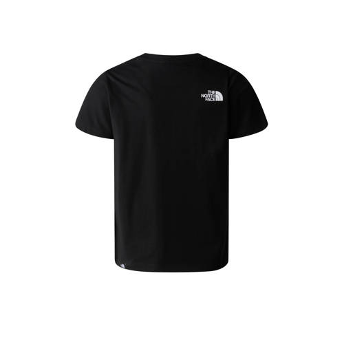 The North Face T-shirt Simple Dome zwart Katoen Ronde hals 176 188
