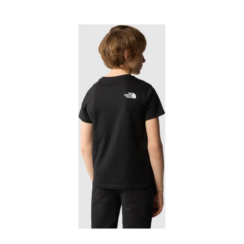 The North Face T-shirt Simple Dome zwart Jongens Meisjes Katoen Ronde hals 176 188
