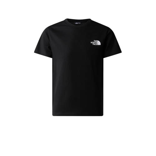 The North Face T-shirt Simple Dome zwart Jongens/Meisjes Katoen Ronde hals