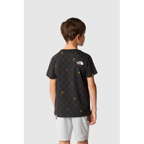 The North Face T-shirt Simple Dome zwart Jongens Meisjes Katoen Ronde hals 158 164