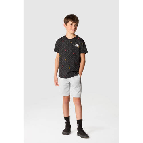 The North Face T-shirt Simple Dome zwart Jongens Meisjes Katoen Ronde hals 158 164