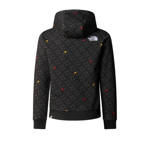 The North Face hoodie Peak LIght zwartgrijs Trui Jongens Katoen Capuchon 134 140