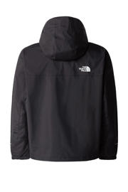 thumbnail: Zwarte jongens The North Face jas Antora van polyester met effen, lange mouwen, capuchon en rits met windvanger