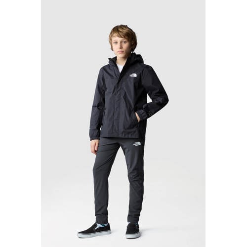 The North Face jas Antora zwart Jongens Polyester Capuchon Effen 176 188