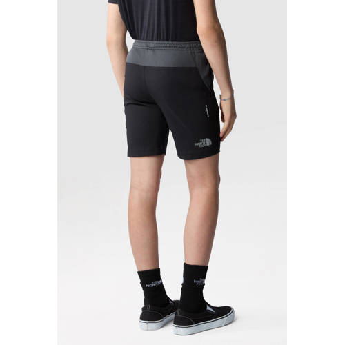 The North Face short Reactor zwart antraciet Korte broek Jongens Meisjes Polyester 146 152